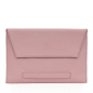 Preview: BGents leather Laptop Tablet, Couvert pink, Vorderansicht